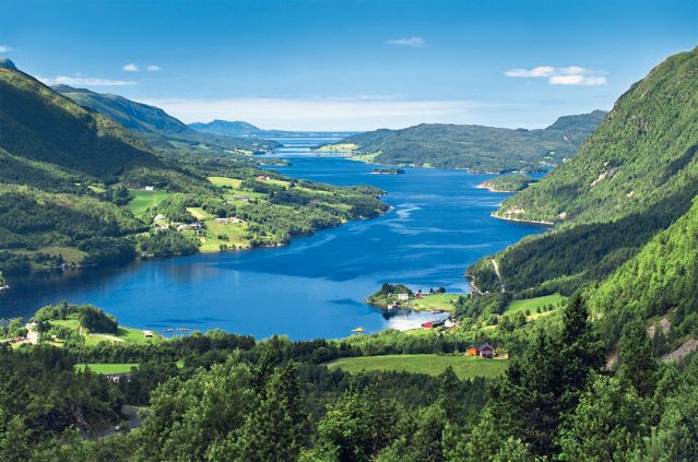 Fjord près de Bergen - Norvège