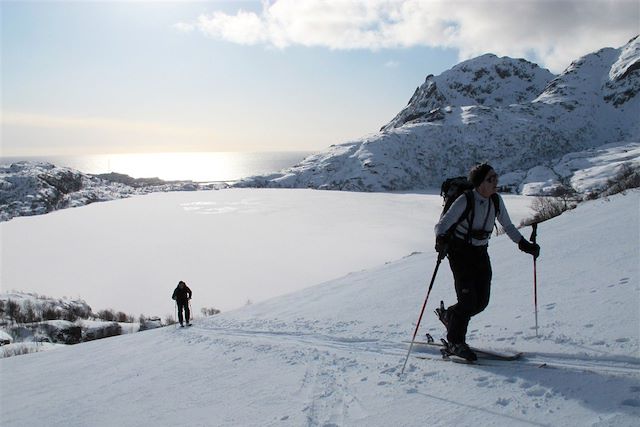 Ski de randonnée : Ski de rando dans les îles Lofoten Voyage Ski de rando dans les îles Lofoten