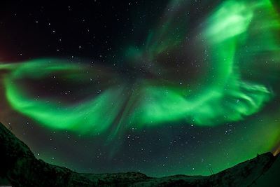 Aurore Boréale sur Tromso - Norvège