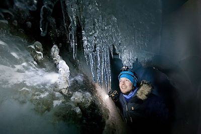 Grotte de glace - Spitzberg - Norvège