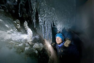 Grotte de glace - Spitzberg - Norvège