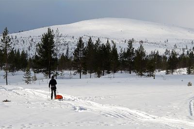 Voyage Initiation au ski pulka en Norvège 1