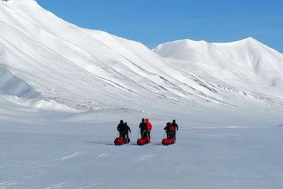 Ski à pulka au Spitzberg - Norvège