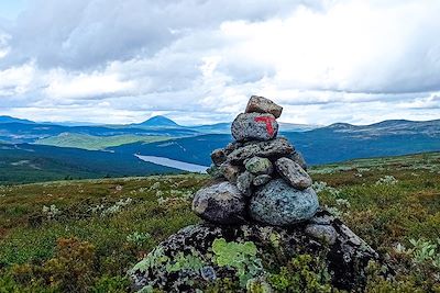 Cairn dans le massif d'Espedalen - Norvège