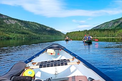 Navigation sur le lac Espedalen - Norvège