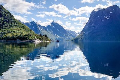Hjorungfjord - Traversée en bateau - Norvège