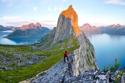 Vue sur la montagne Segla - Île Senja - Norvège