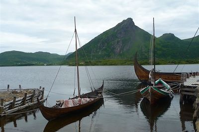 Bateaux vikings - Îles Lofoten - Norvège