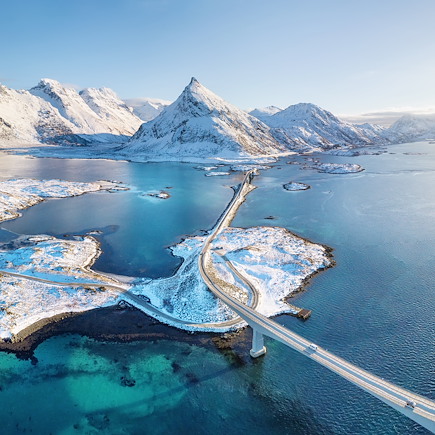 Aurores boréales Norvège Iles Lofoten