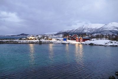 Vue du rorbu - Stokmarknes - Nordland - Norvège