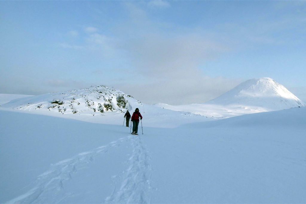 Image Norvège - randonnée raquettes à neige - Sommarøy Kvaløya et Senja