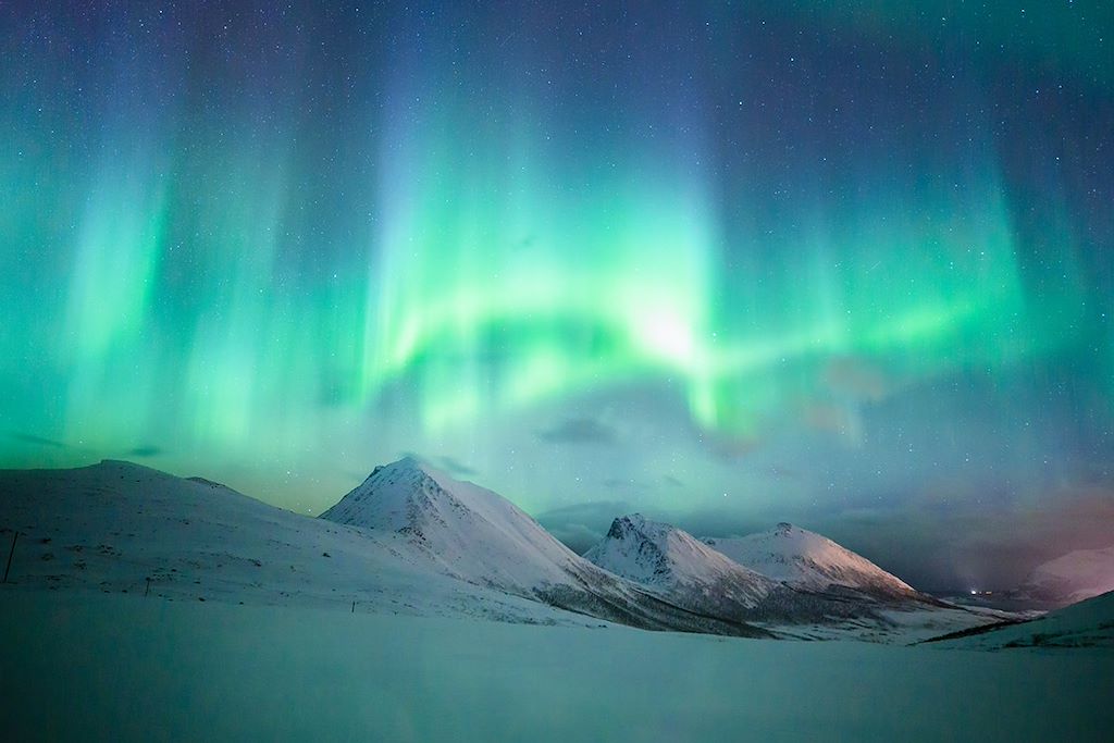 Image Norvège - randonnée raquettes à neige - Sommarøy Kvaløya et Senja