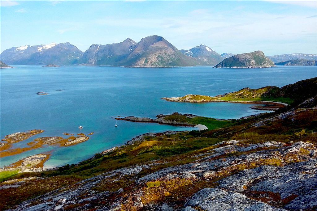 Image Kayak Tromso - Balade Îles De Norvège - Kayak À Voile À Tromso Et Sommarøy