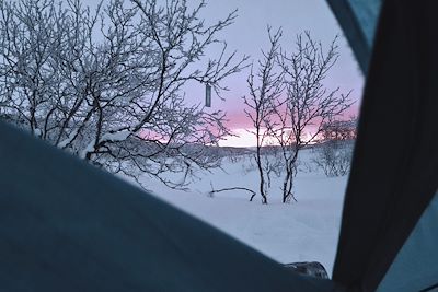 Bivouac - Raid à ski - Finnmarksvidda (plateau du Finnmark) - Norvège