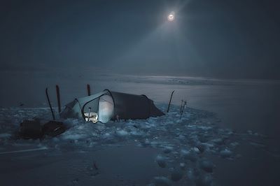 Bivouac - Raid à ski - Finnmarksvidda (plateau du Finnmark) - Norvège