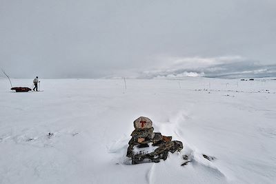 Traversée du plateau du Hardanger en ski pulka - Norvège