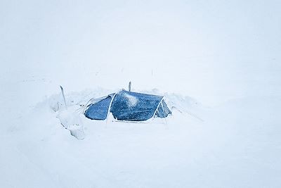Traversée du plateau du Hardanger en ski pulka - Norvège