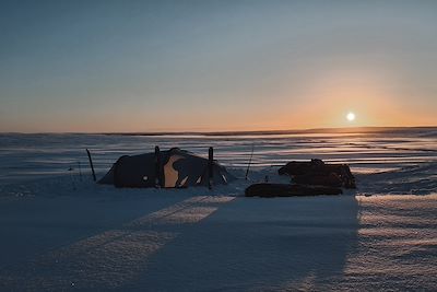 Bivouac - Raid à ski - Finnmarksvidda (plateau du Finnmark) - Norvège