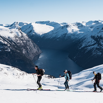 Ski de randonnée Norvège Région des fjords