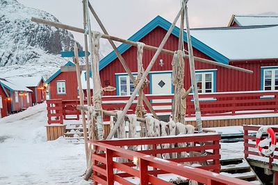 A i Lofoten en hiver - Norvège