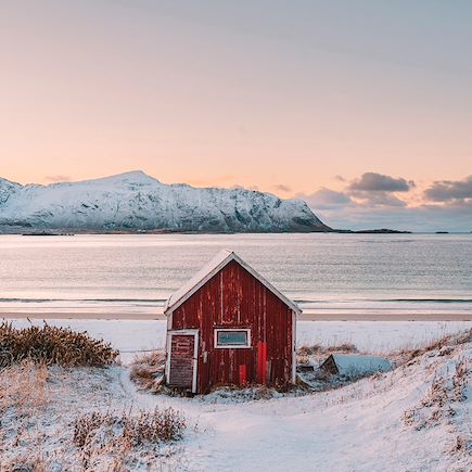Raquette Norvège Iles Lofoten