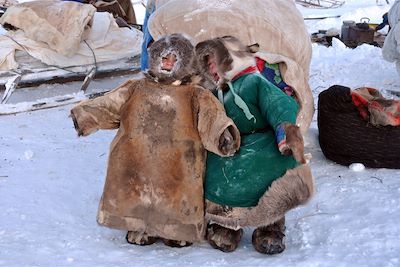 Eleveurs de rennes Nenets - Yamal - Sibérie - Russie