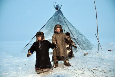 Eleveurs de rennes Nenets - Yamal - Sibérie - Russie