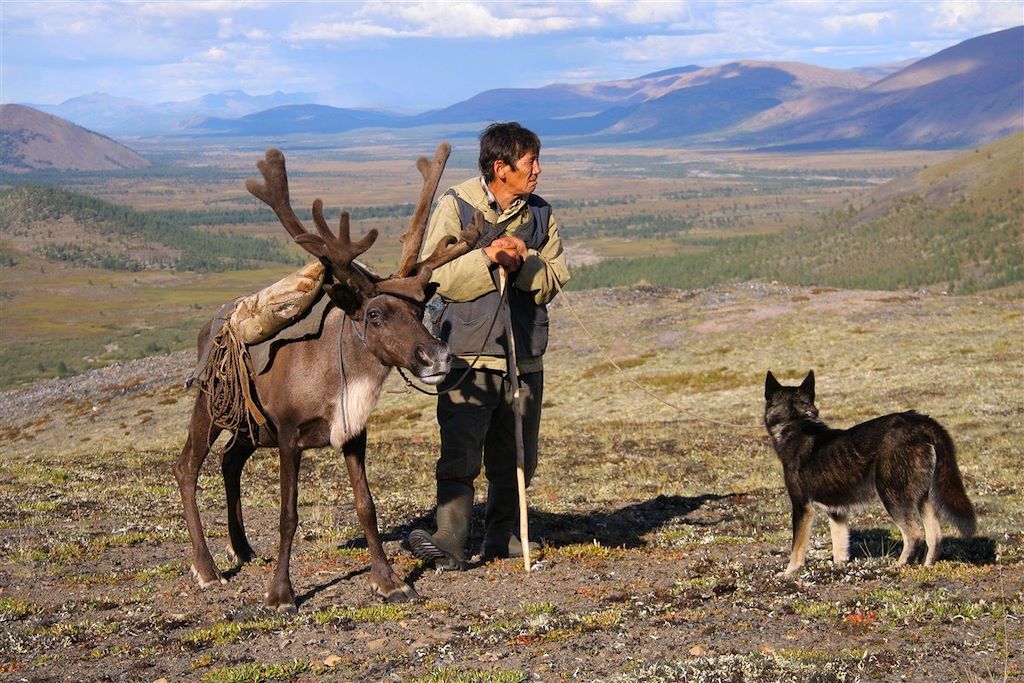 Chez les éleveurs de rennes Evènes - Montagnes de Verkhoiansk - Yakoutie - Sibérie - Russie