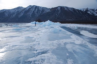 Lac Baikal gélé - Russie