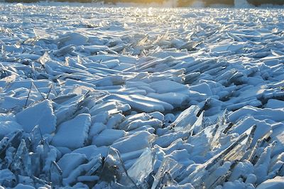 Le lac Baikal gelé - Russie