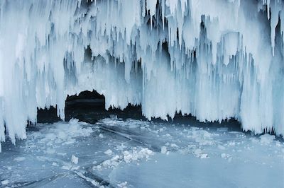 Le lac Baikal gelé - Russie