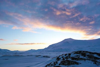 Coucher de soleil - Spitzberg - Norvège