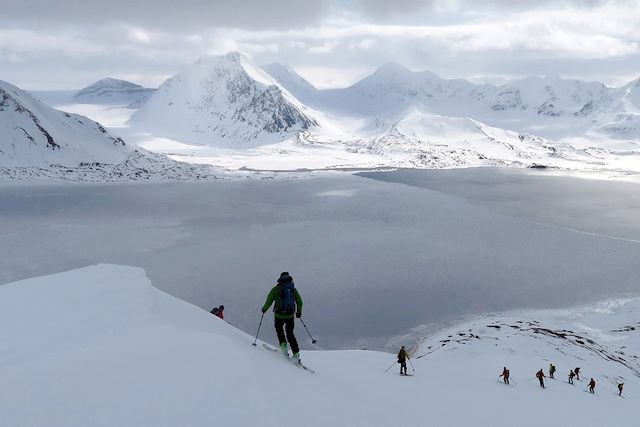 Voyage Ski de randonnée et cabotage au Spitzberg