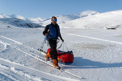 Ski à pulka au Spitzberg - Norvège