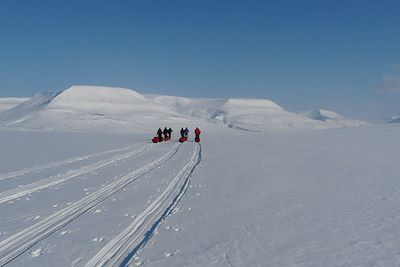 Voyage Neige Spitzberg