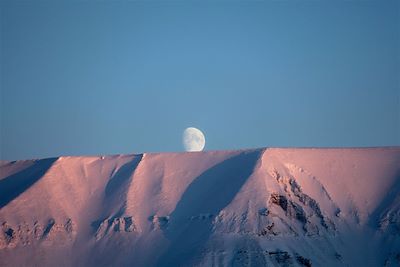 Lune - Spitzberg - Norvège