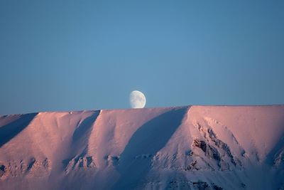 Lune - Spitzberg - Norvège