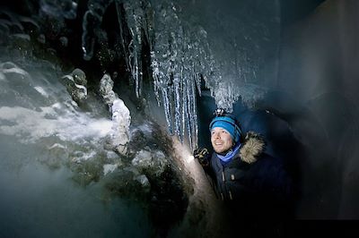 Grotte de glace - Spitzberg - Norvège