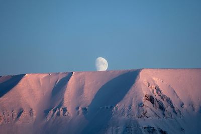 Lune - Spitzberg - Norvège