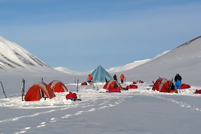 Ski à pulka au Spitzberg - Norvège