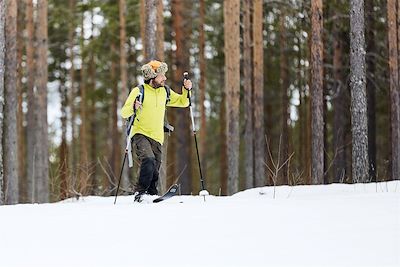 © Alexandre Lamoureux - Ski de randonnée - Laponie - Suède Ski de randonnée - Laponie - Suède
