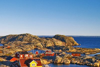 Village sur les îles Väder - Suède