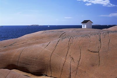 Près du village de Lysekil dans la région de Bohuslan - Suède