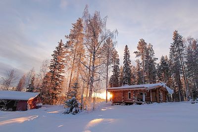 Camp de base - Raid Laponie suédoise - Suède