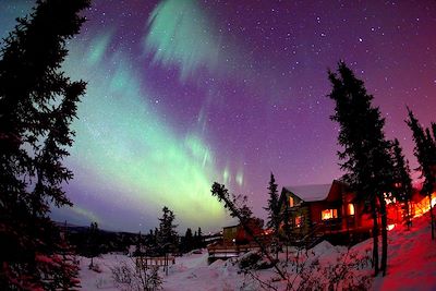 Aurores boréales - Fairbanks - Alaska