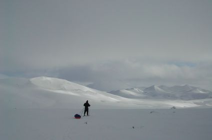 Expédition sur la calotte glaciaire du Langjökull