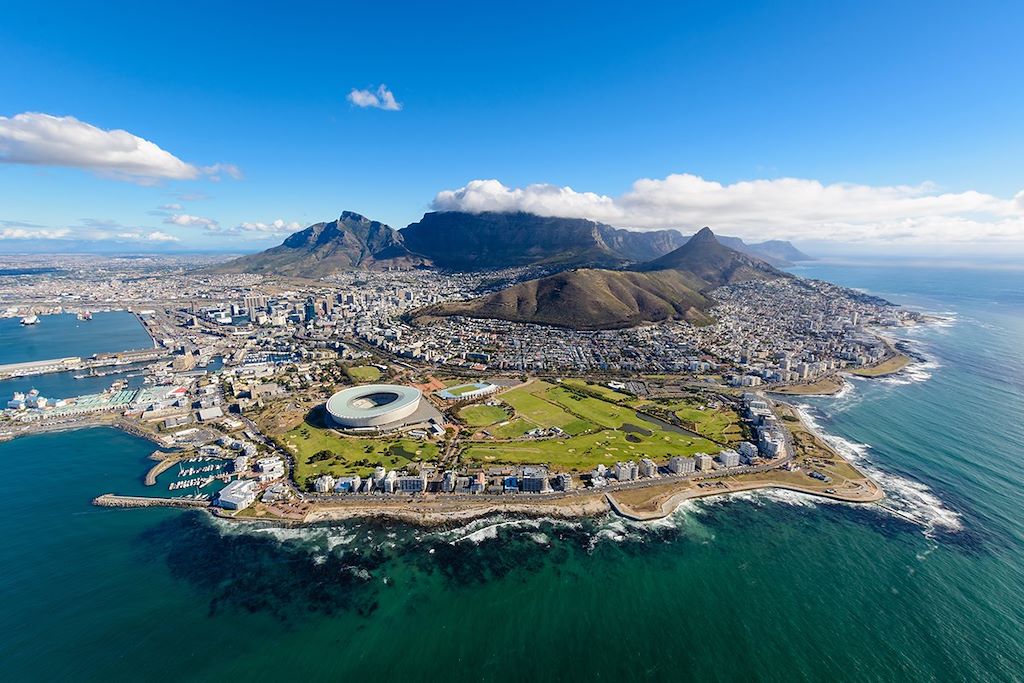 Vue aérienne - Le Cap - Afrique du sud